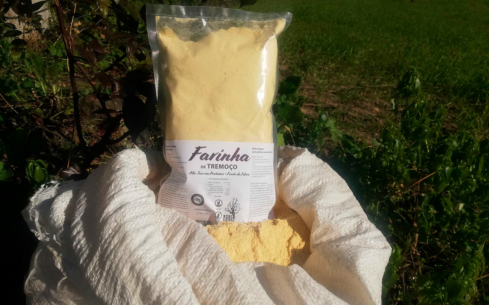 farinha de tremoço biológico Agrinemus
